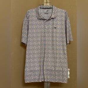 Callaway Men's Multicolor Patterned Button Down Shirt Sz XL